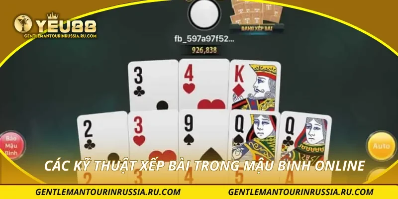 Các kỹ thuật xếp bài trong mậu binh online